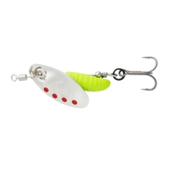 Savage Gear obrotówka #2  5,8g silver red lime